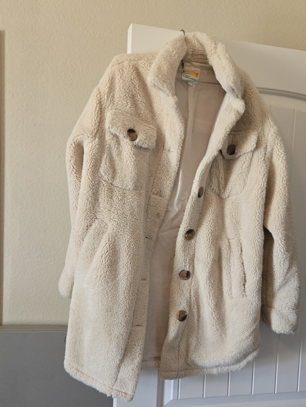 C&C California Cream Sherpa-Lined Jacket